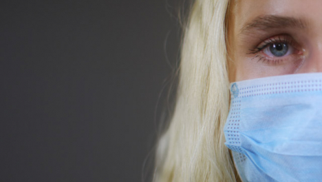 Close-Up-of-Woman-with-Face-Mask